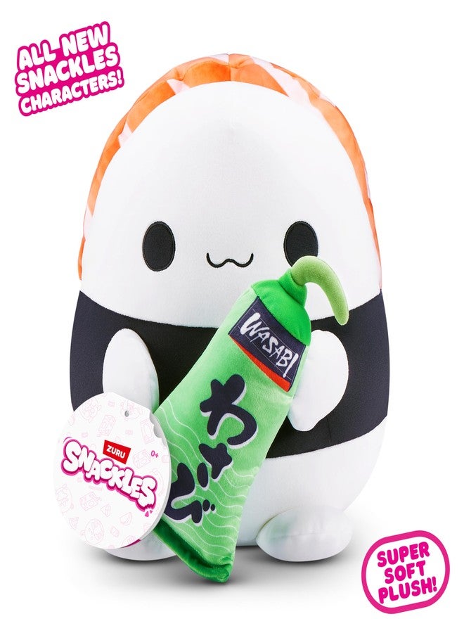 Snackles Non-Licensed Series 1 8-inch Plush (EVA) by ZURU, Plush with Snack Accessory - Image 3