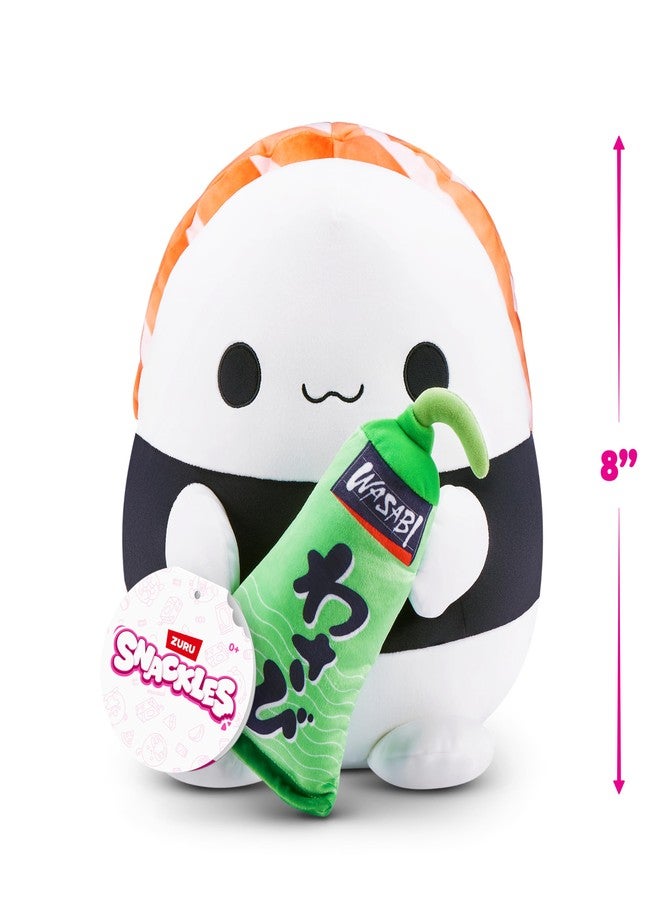 Snackles Non-Licensed Series 1 8-inch Plush (EVA) by ZURU, Plush with Snack Accessory - Image 4