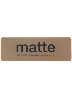 BYS 12 Shade Matte Eyeshadow Palette Tin Collection with Mirror, Double Ended Applicator and Blender, Nude and Smoke  - Image 3