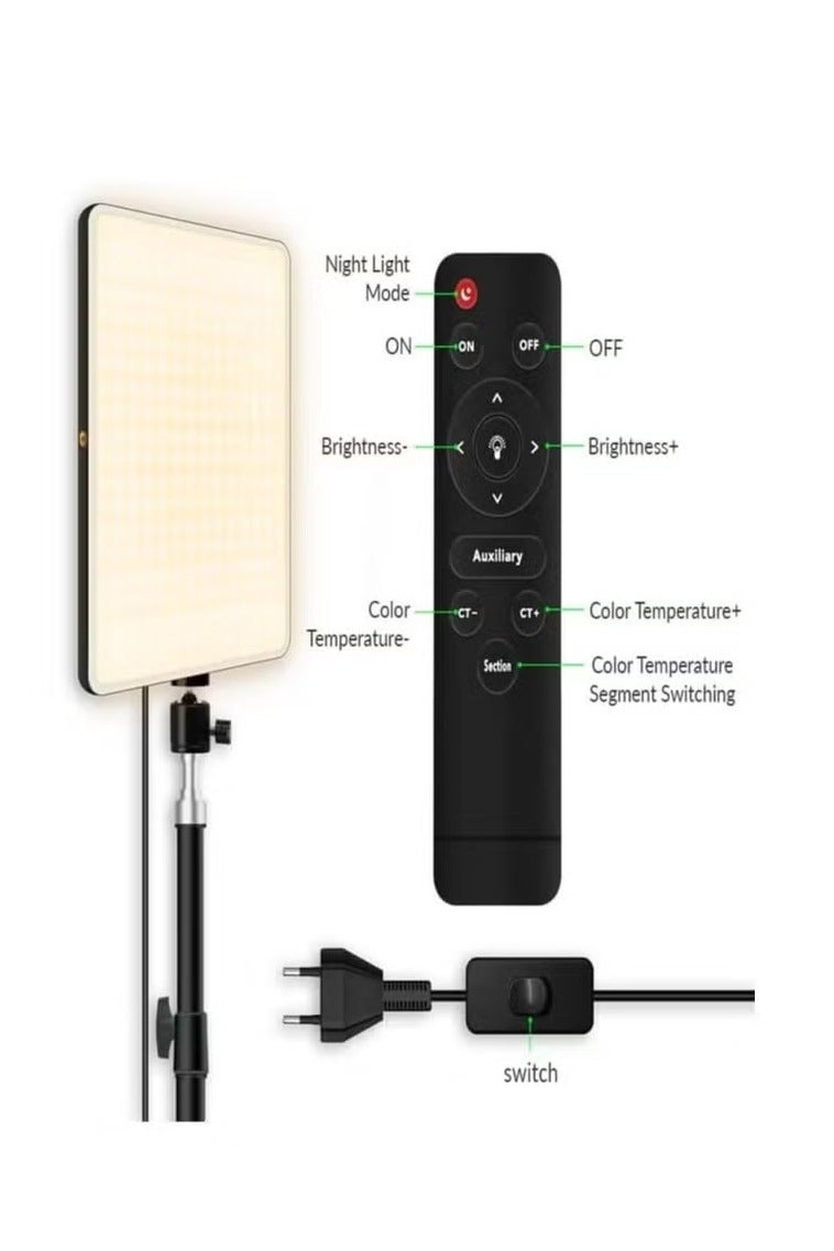 UMIXPRO LED Camera Light Portable Photography Light Dimmable Studio Lights for Photo Shooting Vlog Making Filming Online Video Food Recording - Image 3