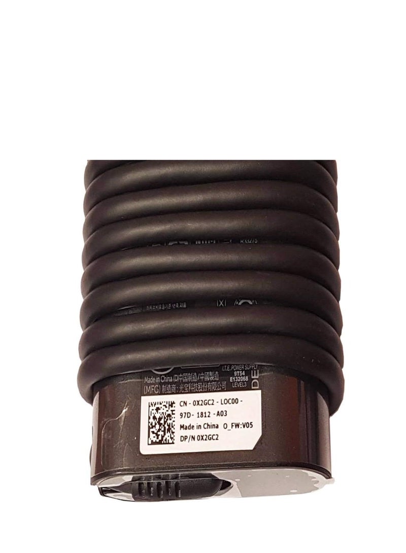 Terabyte Replacement Dell 20V 2.25A 45W Usb-C Type Laptop Ac Adapter For Dell Xps Latitude 12 9250 13 7370 La45Nm150 Hdcy5 0Hdcy5 P/N 0Hdcy5 Black - Image 3