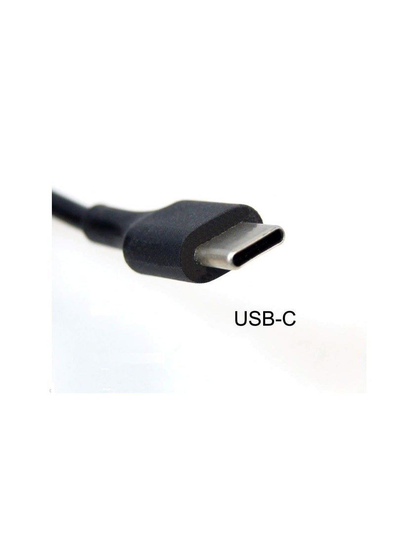 Terabyte Replacement Dell 20V 2.25A 45W Usb-C Type Laptop Ac Adapter For Dell Xps Latitude 12 9250 13 7370 La45Nm150 Hdcy5 0Hdcy5 P/N 0Hdcy5 Black - Image 4