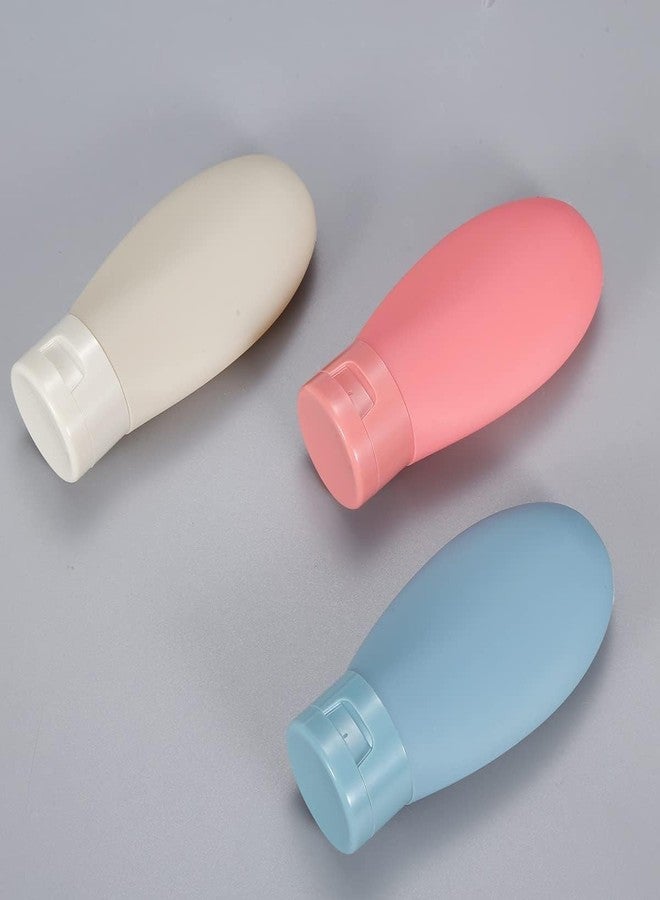AIMERS Shampoo Bottle Set, Travel Bottles for Toiletries, Pack of 3 Travel Toiletry Bottles, Travel Containers for Toiletries, Small Bottles for Travel Leakproof Mini Travel Essentials - 60ml - Image 3