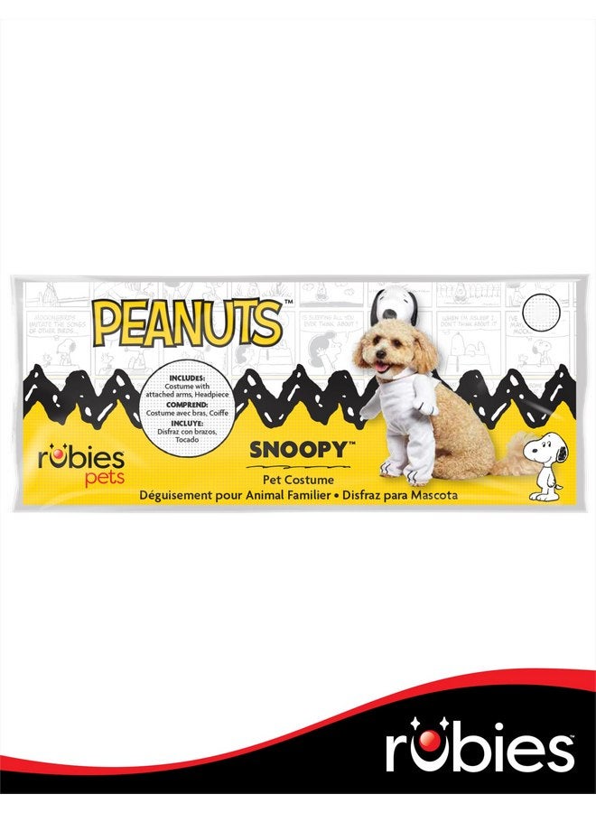 Rubies Peanuts Snoopy Walking Fun and Cute Pet Costume with Headpiece for Themed Parties and Halloween, X-Large - Image 1