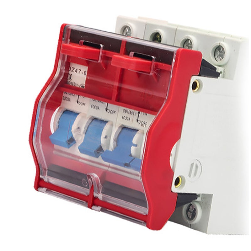 3P Circuit Breaker Transparent Protection Cover Stable Fixing Insulation Protection Cover Lid - Image 2