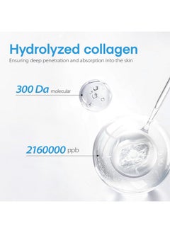 Dongyu Dongyu Collagen Under Eye Patches: Deep Real Collagen Overnight Eye Gels Mask With Caffeine Peptides Niacinamide - Dark Circles Puffiness Wrinkles Improvement - Neck Smile Line Pads - 8 Pairs  - Image 2