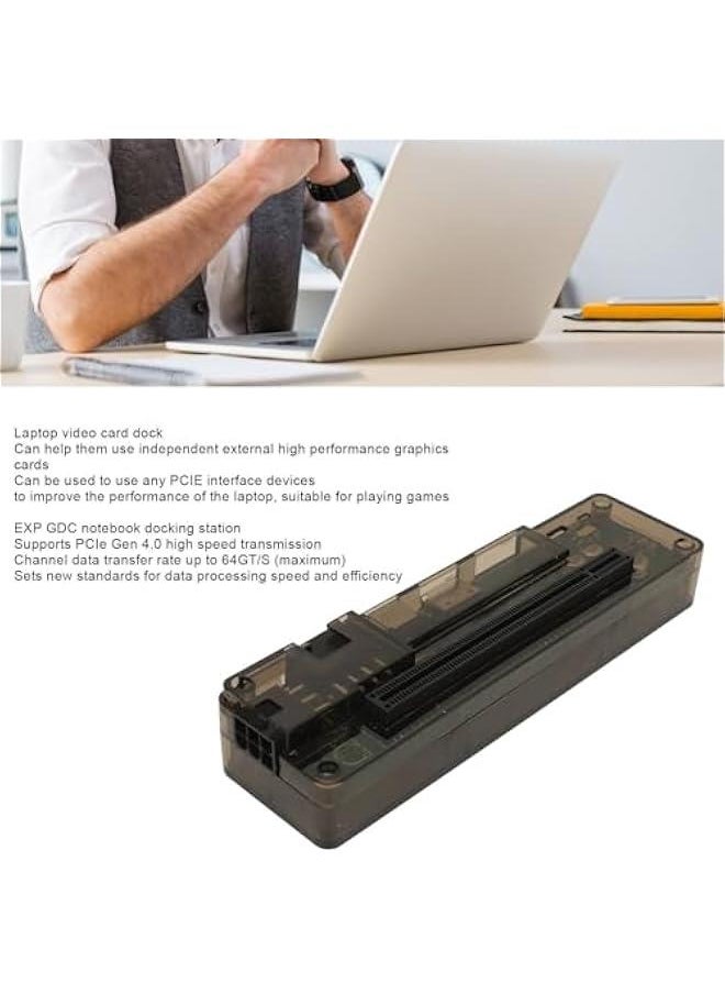 External GPU for Laptops, Independent Video Card Docking Station for PCIE M2 M Key to OCuLink 64GT EXP GDC Notebook