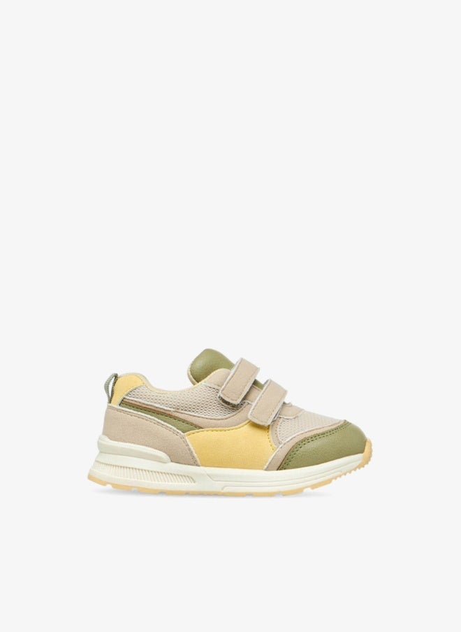Barefeet Colourblock Sneakers with Hook and Loop Closure - Image 3