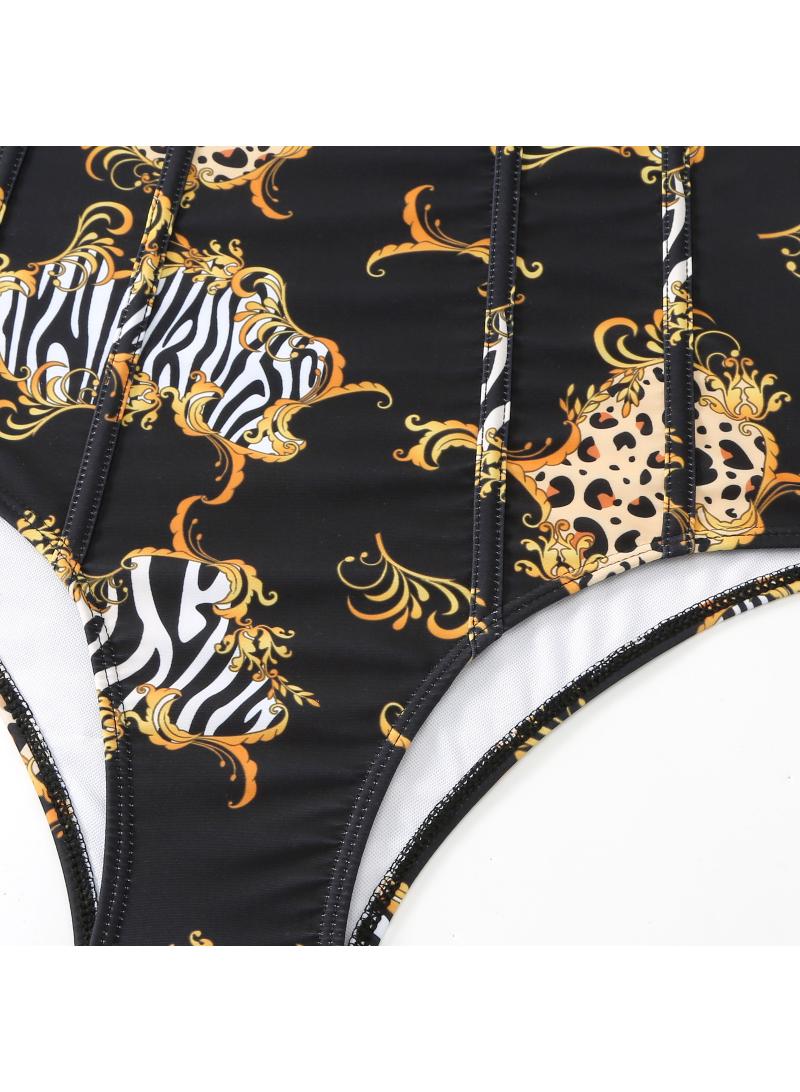 general Women's 2-Piece Swimsuit Chiffon Skirt Style Swimsuit Fashionable Swimsuit Birthday Gift Swimsuit Party Best Gift - Image 4