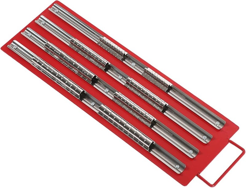 صينية فولاذية منظم المقبس صينية رف محرك محمول لأدوات إصلاح السيارات - Image 1