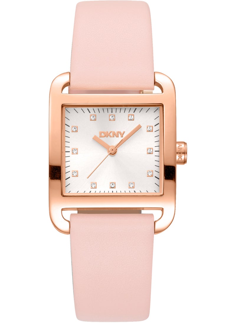DKNY مدينة ميدي Dk1L004L0035 - ساعة جلدية نسائية كوارتز 3 عقارب - Image 1