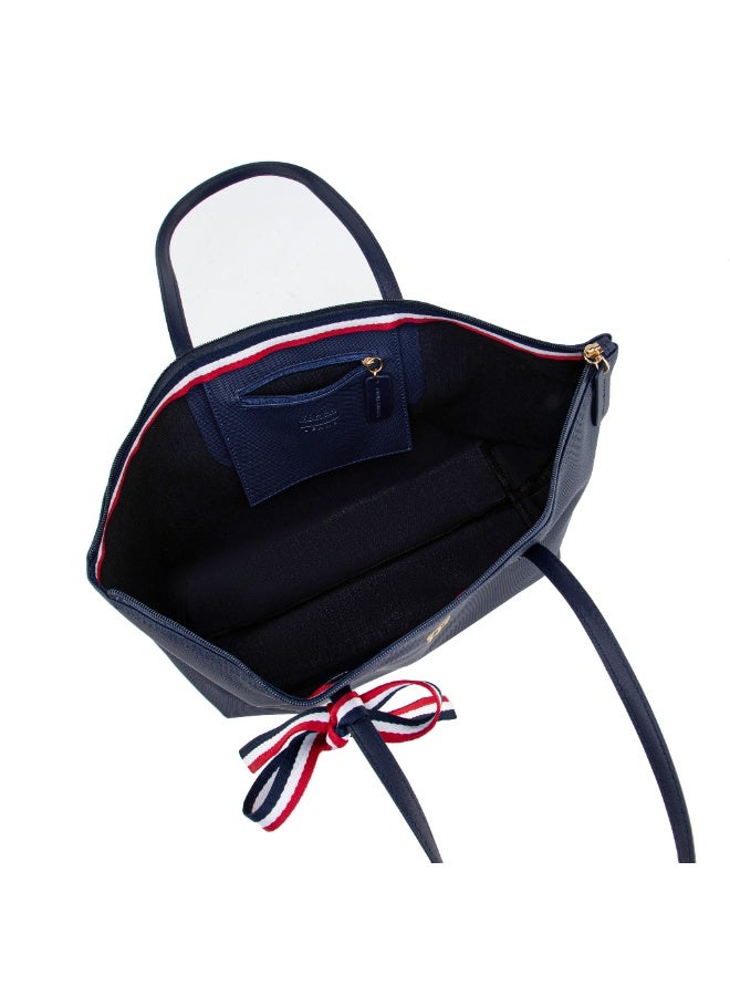 Tommy Hilfiger Denim Tommy Hilfiger Tote Bag for Women , Fashion Versatile Signature Tape Large Capacity Shoulder Bag Handbag for Travel, Work, Gym, - Image 4
