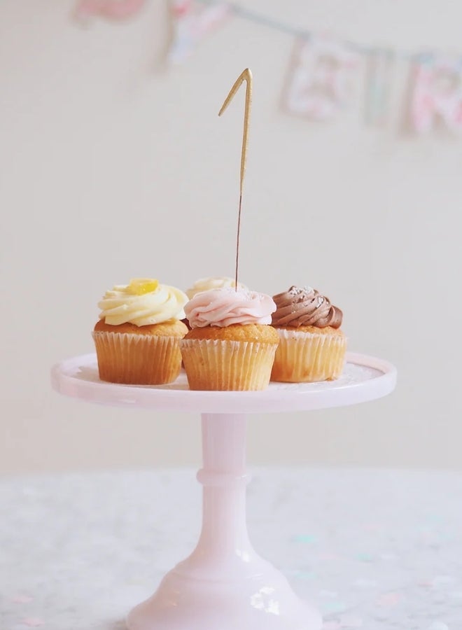 Wondercandle Gold Sparkler Candle - Number 1 - Image 2