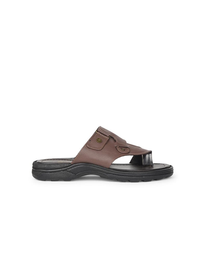 Bata باتا صندل خاتم إصبع القدم للرجال - بني 10 (المملكة المتحدة) - Image 2