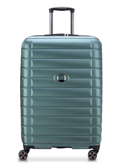 DELSEY Paris Helium Shadow 5.0 82cm Hardcase 4 Double Wheel Check-In Luggage Trolley Green