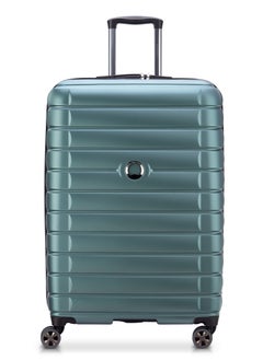 DELSEY Paris Helium Shadow 5.0 82cm Hardcase 4 Double Wheel Check-In Luggage Trolley Green  - Image 1