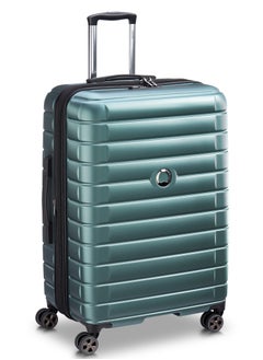 DELSEY Paris Helium Shadow 5.0 82cm Hardcase 4 Double Wheel Check-In Luggage Trolley Green  - Image 2
