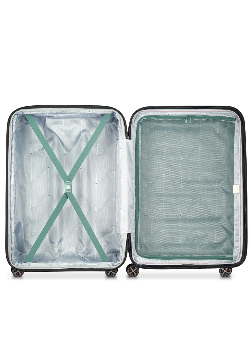 DELSEY Paris Helium Shadow 5.0 82 cm Hardcase 4 Double Wheel Check-In Luggage Trolley - Green