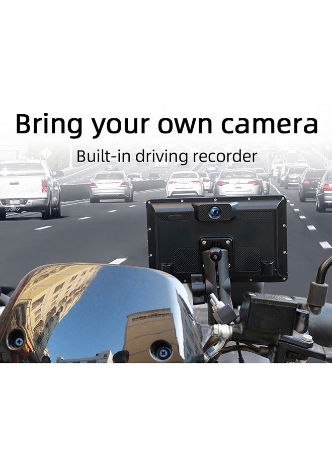 XUTIANZE 7 inch HD IPS screen motorbike car recorder dual bluetooth carplay car MP5 player - Image 3