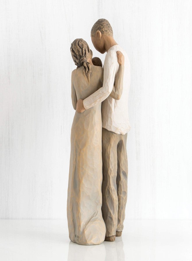 Willow Tree We are Three, Sculpted Hand-Painted Figure, Darker Skin - Image 3