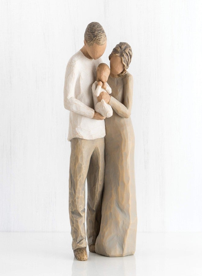 Willow Tree We are Three, Sculpted Hand-Painted Figure, Darker Skin - Image 2
