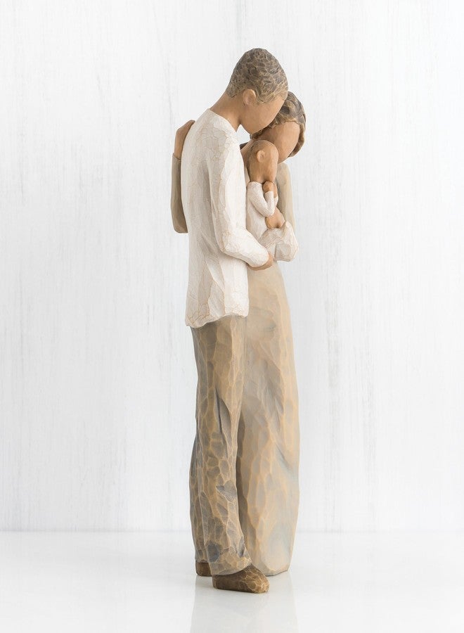 Willow Tree We are Three, Sculpted Hand-Painted Figure, Darker Skin - Image 4