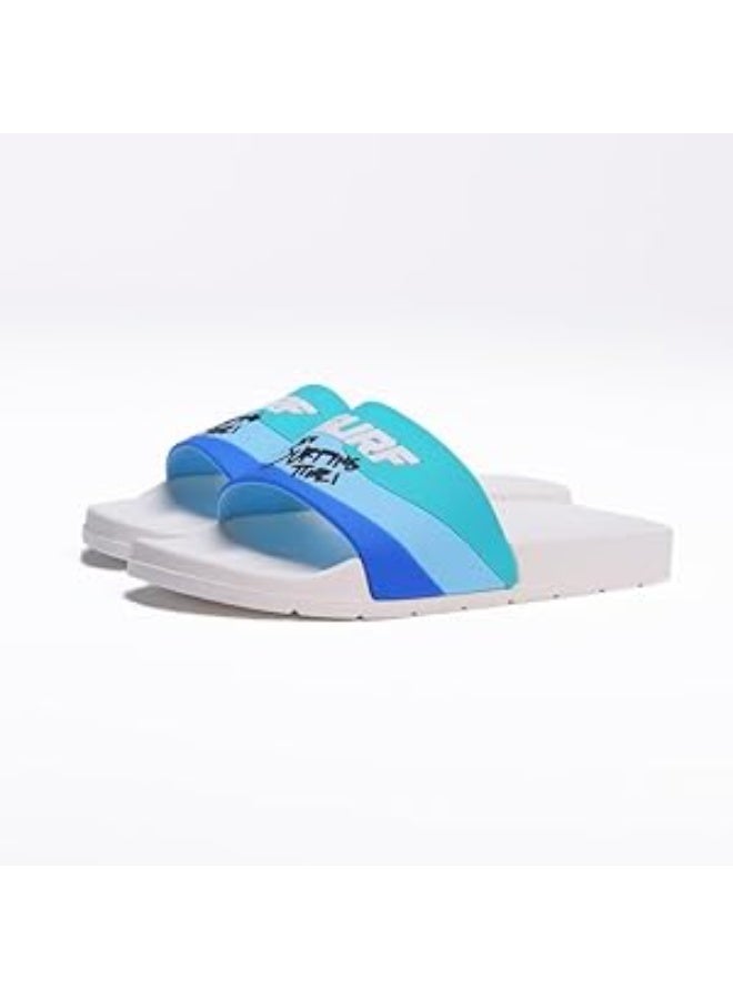 أوندا شبشب أوندا ديزني ويفز المريح والخفيف والأنيق للأطفال من الجنسين، باللونين الأبيض والأزرق الفاتح - Image 2