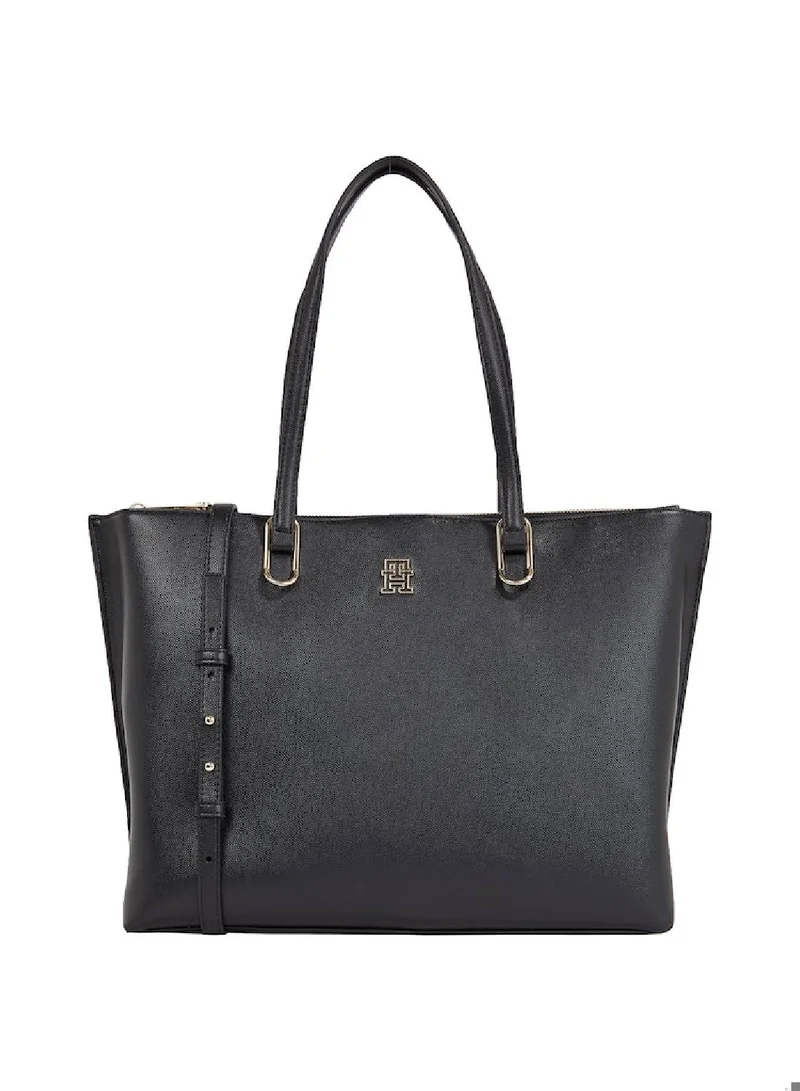TOMMY HILFIGER Women's Timeless Workbag/ Handbag -  Polyurethane, Black