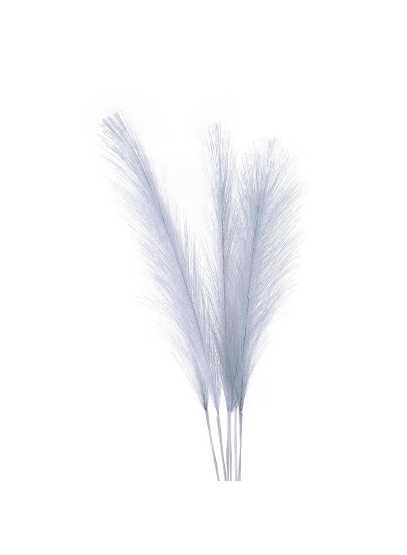 Pan Home مجموعة ريش صناعي مكونة من 6 قطع 52 سم - أزرق مائي - Image 1