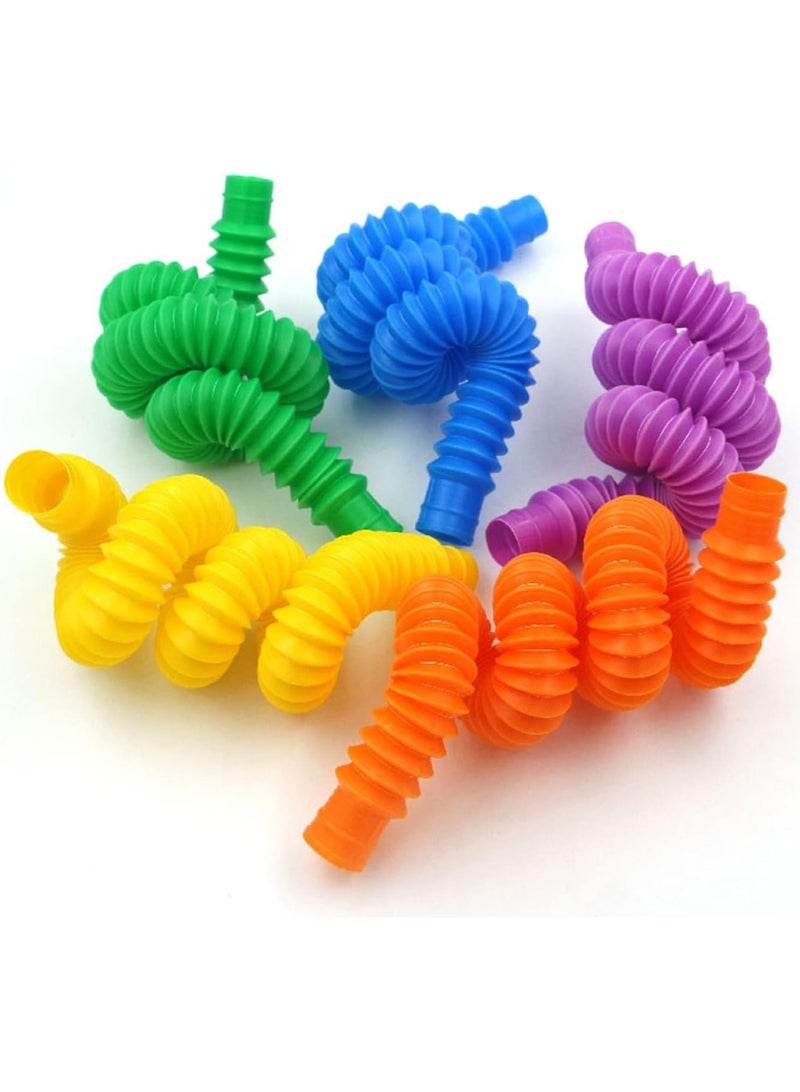 HAVEN 24Pcs Sensory Tubes for Children – Autism Sensory Toys – Fidget Toy – Moulding Tubes Game for Kids (24pcs) - Image 2