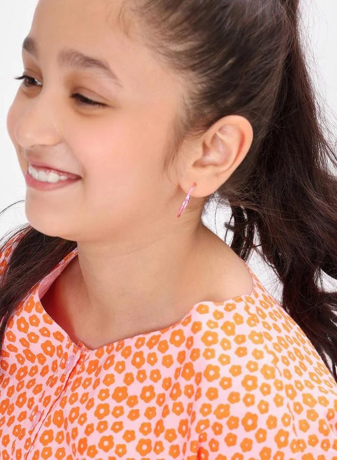 Bonkids Floral Print Dress