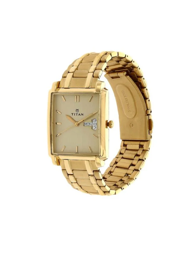 تيتان Men's Brass Analog Watch 1506YM02 - 31 mm