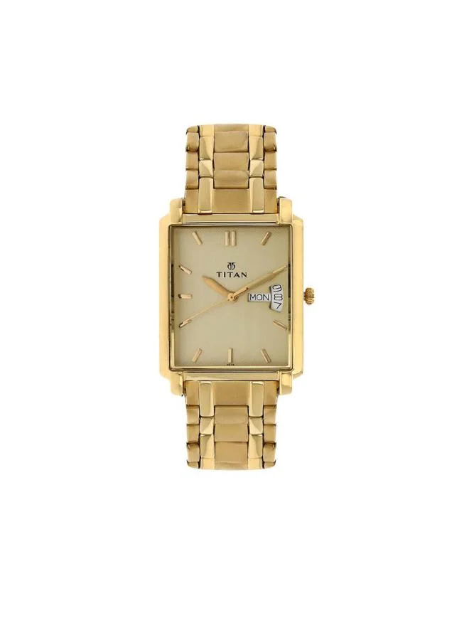 تيتان Men's Brass Analog Watch 1506YM02 - 31 mm