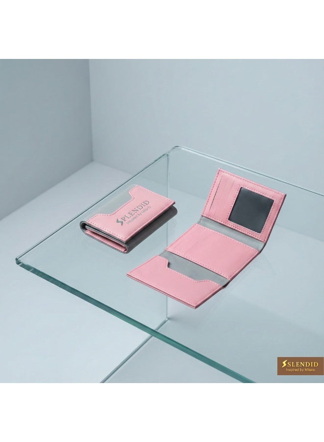 Splendid The Splendid Smart Wallet from the Fetna Color Collection features 10 card slots and a spacious cash compartment that holds up to 35 banknotes pink - Image 2