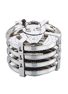 Expresso Expresso Thatte/Plate/Dhokla Stand Stainless Steel 16 Idli (4 Plates) 