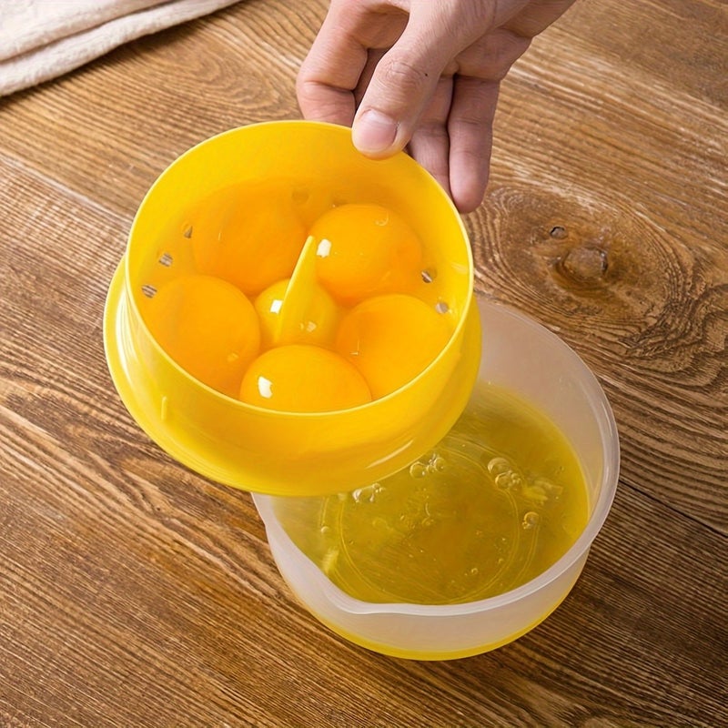 Large Capacity Yolk Separator Easy Clean Egg White Strainer For Kitchen And Restaurant Use Durable Plastic - Image 1