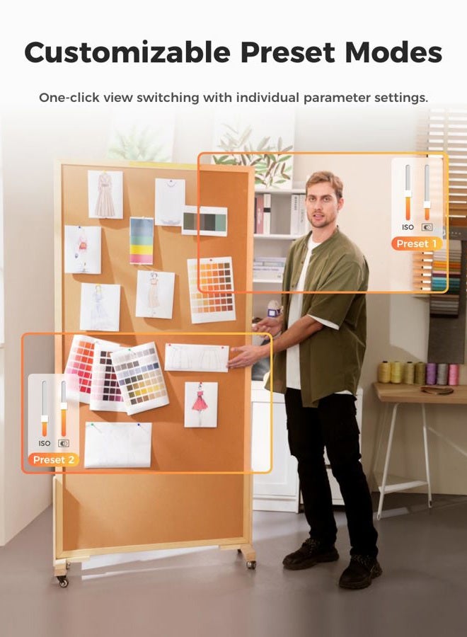 OBSBOT Tiny 2 Lite - 4K Webcam for PC, PTZ Streaming Webcam with 1/2 Inch Sensor, AI Tracking, Gesture Control, 60 FPS, HDR, Noise Reducing Microphones, Works with Conferences, Zoom Meetings - Image 5