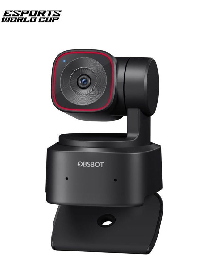 OBSBOT Tiny 2 Lite - 4K Webcam for PC, PTZ Streaming Webcam with 1/2 Inch Sensor, AI Tracking, Gesture Control, 60 FPS, HDR, Noise Reducing Microphones, Works with Conferences, Zoom Meetings - Image 2