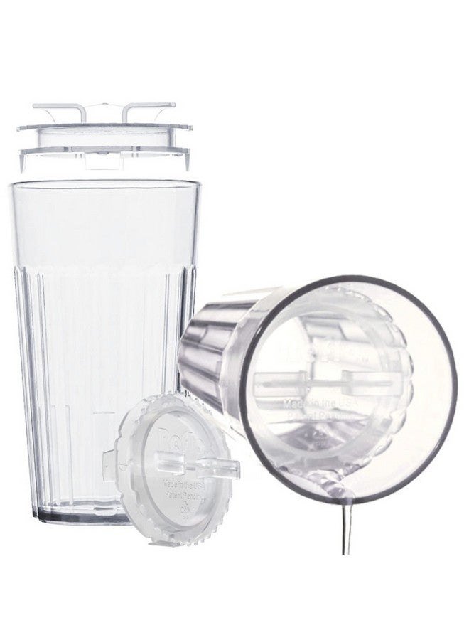 Reflo Smart Cup (Clear 2 Pack) Open Training Cup Toddler Cup No Suction 6Oz 360 Control Flow Usa Made Premium High Impact Plastic - Image 2