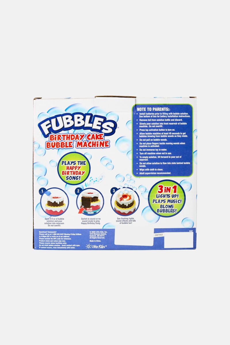 Toys For Less 3 In 1 Fubbles Birthday Cake Bubble Machine - Image 2