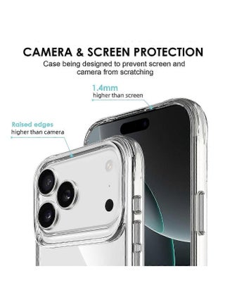 جراب iPhone 17 Pro شفاف، جراب iPhone 17 Pro رفيع للغاية، جراب حماية من السقوط والصدمات لهاتف iPhone 17 Pro مقاس 6.3 بوصة - view 5