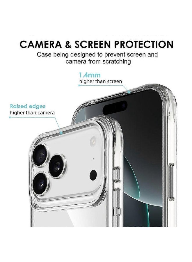 Houmt iPhone 17 Pro Case Clear, Ultra Slim iPhone 17 Pro Cover Drop Protection Shockproof Protective Phone Case for iPhone 17 Pro 6.3 inch - Image 5