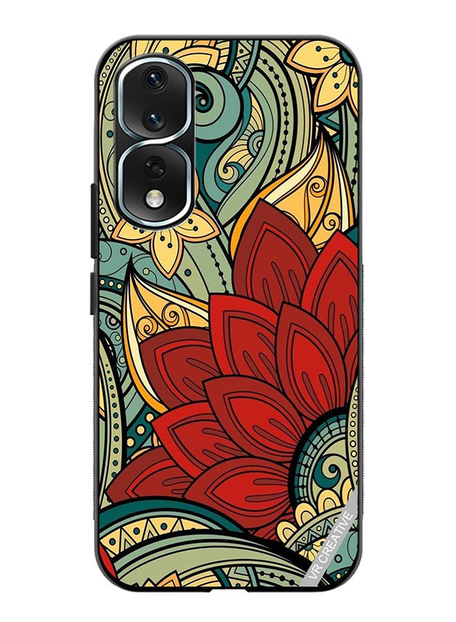VR CREATIVE Protective Case Cover For Honor 80 Pro Flower Design Multicolour - Image 1