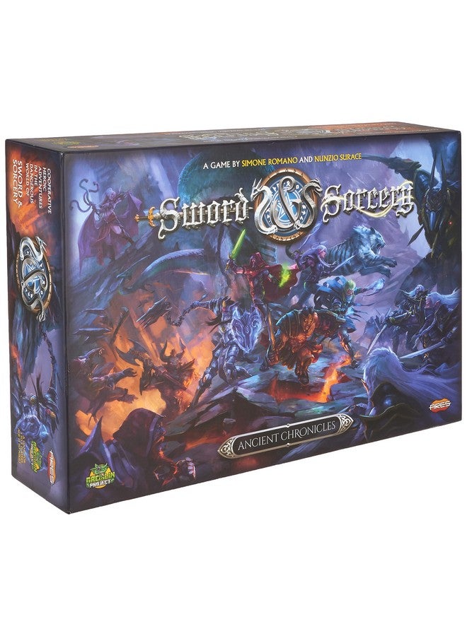 Ares Games Sword & Sorcery: Ancient Chronicles Core Set - A Board Game 1-5 Players - Board Games for Family 60+ Minutes of Gameplay - for Kids and Adults Ages 14+ - English Version, Multi-Colored - Image 1