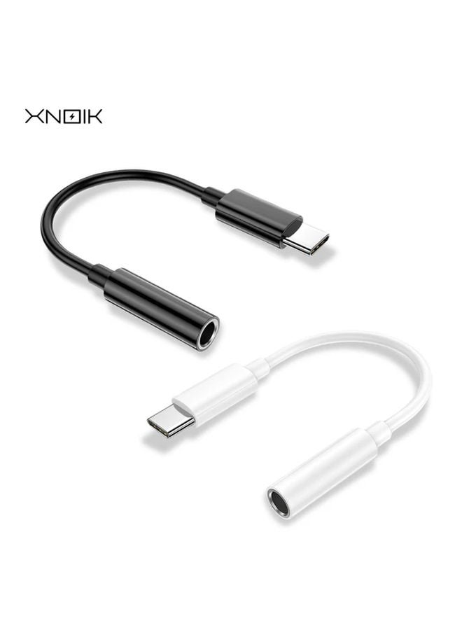 Model A Model B ABS White Black USB C To 3 5mm Headphone Jack Adapter DAC Audio Dongle For iPhone 16 15 Pro Max Samsung S24 S23 - Image 1