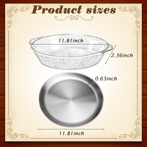 Baderke 1 Set 118 Chilled Serving Tray for Parties with Compartments Ice Chilled Party Platter Charcuterie Serving Board Cold Dish Dip for Fruit Seafood Vegetable Shrimp Cocktail Natural - Image 3