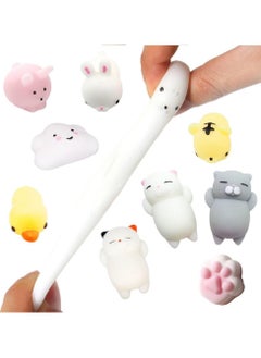 NQOOH 22 Piece Mochi Squishy Toy Set Animal Shapes Soft Stress Relief Toys Ideal Gifts for Kids  - Image 2