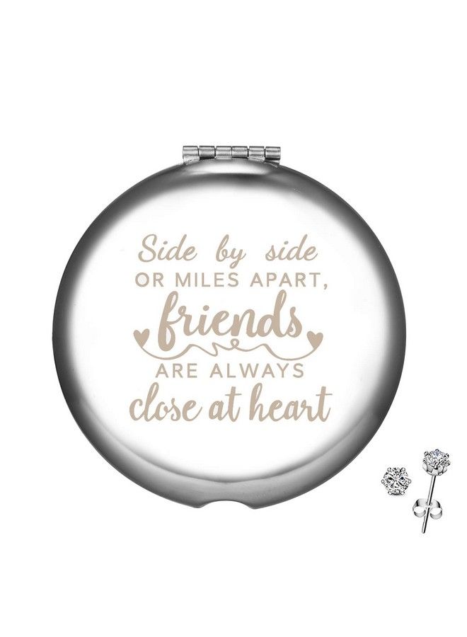 sedmart Friends Gift For Friends Femalesfriendship Birthday For Womenlong Distance Bff Gift Coworker Leaving Giftside By Side Or Miles Apart Friends Are Always Close At Heart - Image 2