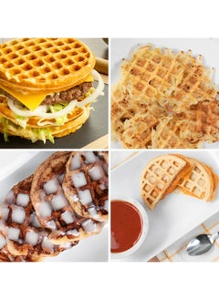 Fearlex Mini Waffle Maker | Pancake maker for Cookies, Quesadillas, Calzones Or Snacks with ready Light indicator | Non-Stick Coated Plates with Premium Quality Material  - Image 2