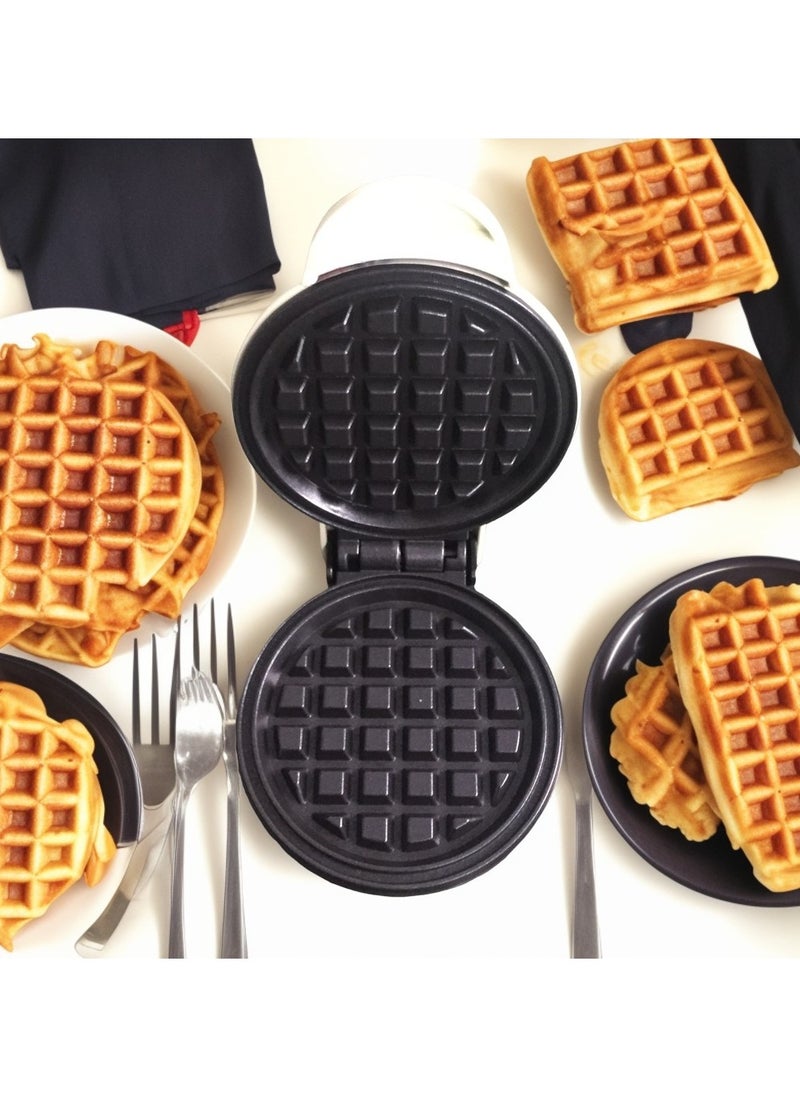 Fearlex - Mini Waffle Maker | Pancake maker for Cookies, Quesadillas, Calzones Or Snacks with ready Light indicator | Non-Stick Coated Plates with Premium Quality Material - Image 1